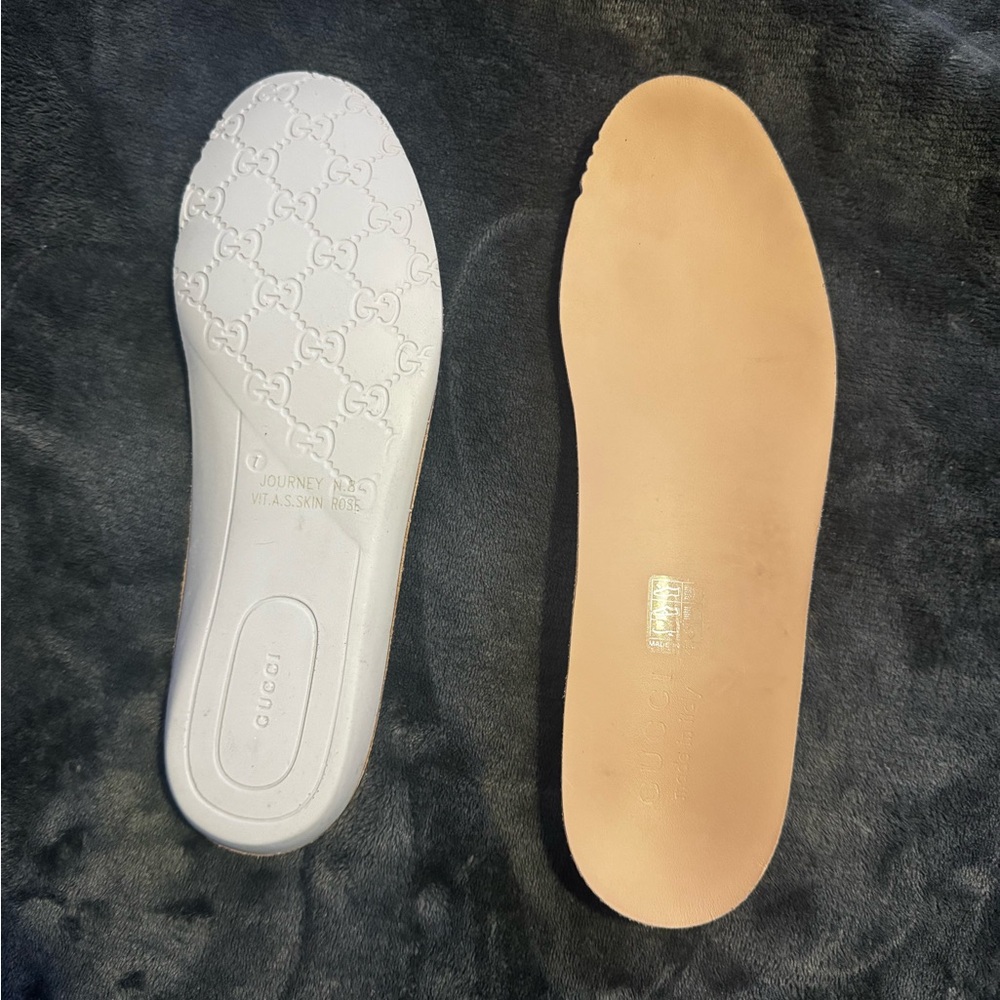 Gucci Men's White and Beige Mesh Sneakers - Picture 9 of 9